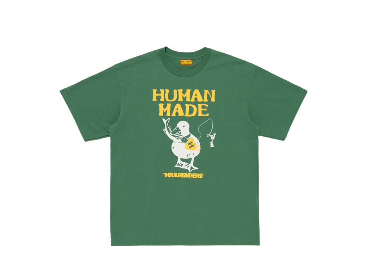 Tシャツ・カットソー Human Made T-shirts Green Human Made cotton t-shirt Color PRM EU