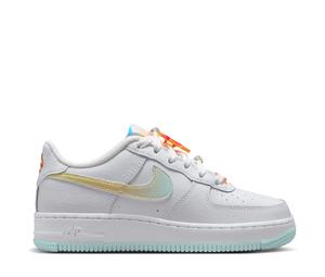 Buy Nike Air Force 1 Low LV8 White Glacier Blue Multi-Color (GS) at Sasom – Authentic and Ready to Ship