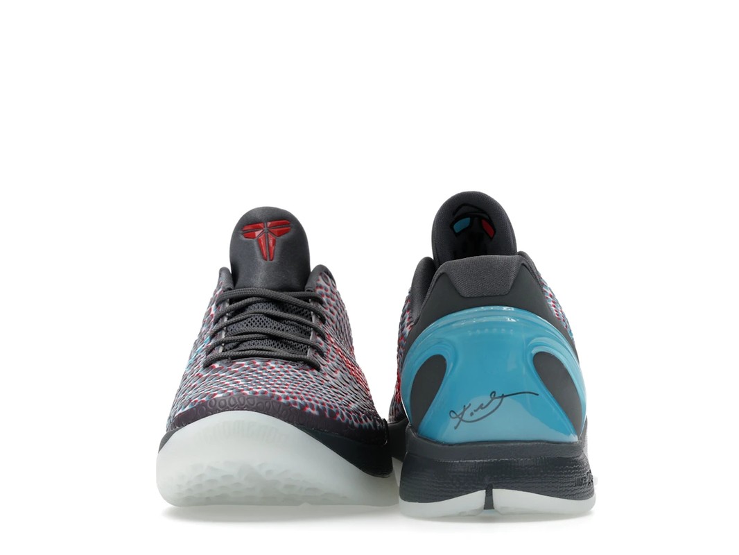 Nike Nike Kobe 6 Protro Dark Grey Chlorine Blue Daring Red - view 4