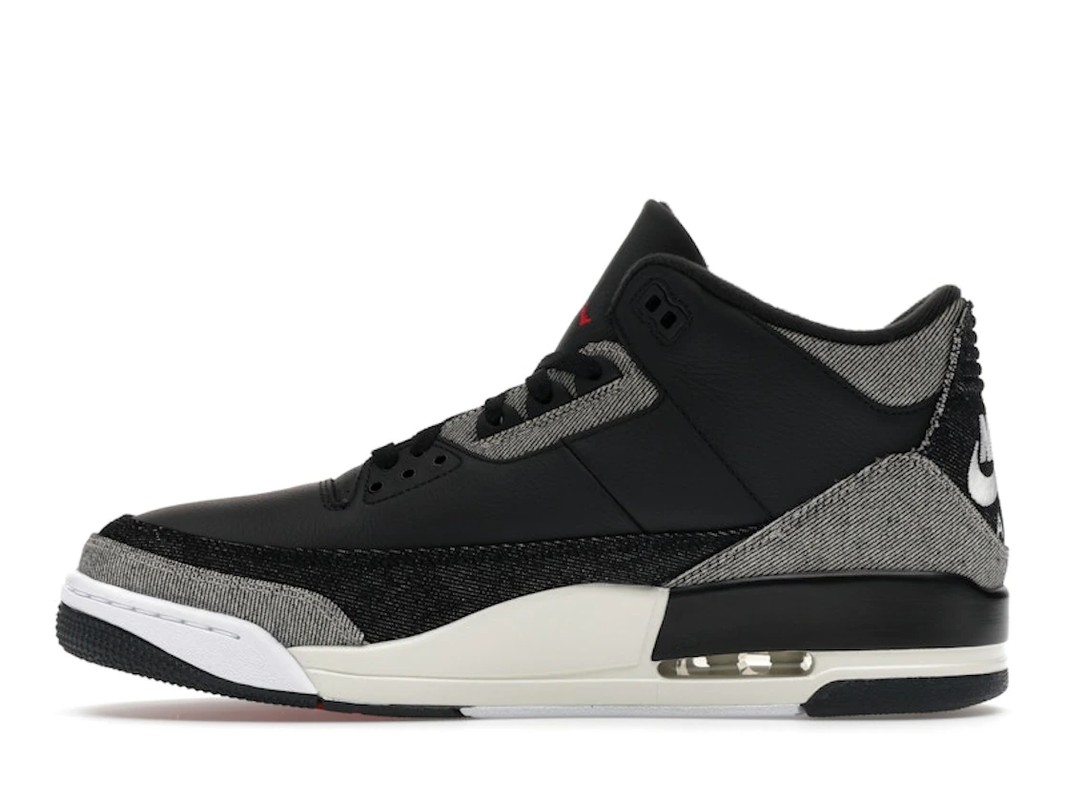 Nike Nike Air Jordan 3 x Levi's Black White - view 3