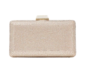 Buy Jimmy Choo Honey Gold Suede Clutch Bag with Crystals at Sasom – Authentic and Ready to Ship