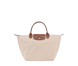 Buy Longchamp Le Pliage Original M Handbag In Recycled Canvas With Gold Hardware Paper at Sasom – Authentic and Ready to Ship