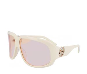 Buy Longchamp Acetate Irregular Shape Sunglasses Women's White at Sasom – Authentic and Ready to Ship