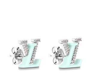 Buy Louis Vuitton Earrings Women's Silver/Green at Sasom – Authentic and Ready to Ship