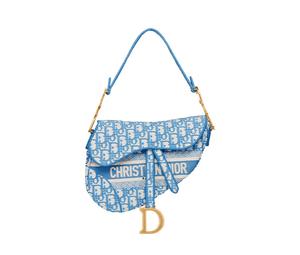 Buy Dior Saddle Canvas Bag Saddle Bag One Shoulder Handbag Women's Cornflower Blue & Carolina Blue at Sasom – Authentic and Ready to Ship