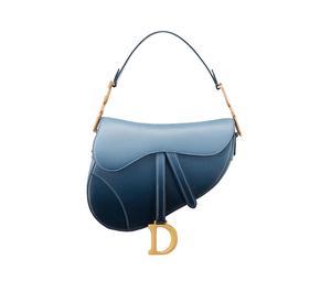 Buy Dior Saddle Cow Leather Saddle Bag, One Shoulder Handbag Women's Indigo at Sasom – Authentic and Ready to Ship