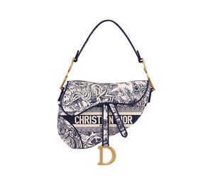 Buy Dior Saddle Embroidery Saddle Bags Shoulder Bags Handbags Medium Size Women's Blue at Sasom – Authentic and Ready to Ship