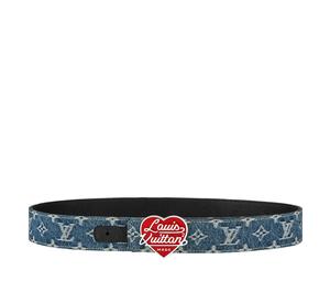 Buy Louis Vuitton X Nigo Denim 40mm Reversible Belt at Sasom – Authentic and Ready to Ship