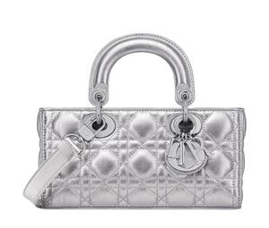 Buy Dior Lady D JOY Calfskin One Shoulder Handbags Small Size Women's Silver at Sasom – Authentic and Ready to Ship