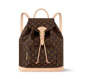 Buy Louis Vuitton Montsouris Monogram Coated Canvas Backpack Medium Size Women's Brown at Sasom – Authentic and Ready to Ship