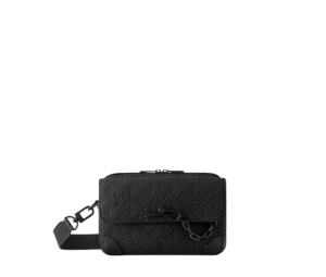 Buy Louis Vuitton Steamer Messenger Bag In Black Hardware With Black at Sasom – Authentic and Ready to Ship