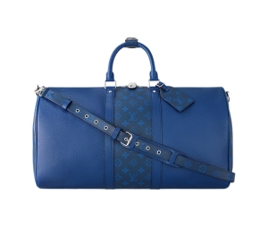 Buy Louis Vuitton Keepall Bandoulière 50 Pacific Blue at Sasom – Authentic and Ready to Ship