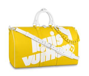 Buy Louis Vuitton Keepall Bandouliere With Acetate Chain 55 Monogram Yellow at Sasom – Authentic and Ready to Ship