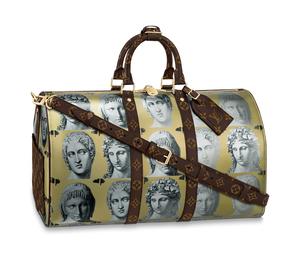 Buy Louis Vuitton X Fornasetti Keepall Bandouliere 45 Gold at Sasom – Authentic and Ready to Ship