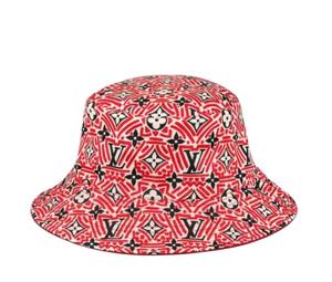 Buy Louis Vuitton Polyester Silk Bucket Hats Women's Red at Sasom – Authentic and Ready to Ship