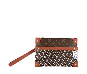 Buy Louis Vuitton NBA Collaboration Leather Clutch Men's Brown at Sasom – Authentic and Ready to Ship