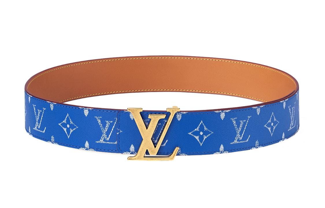 louis vuitton lv shape belt monogram 40mm prism