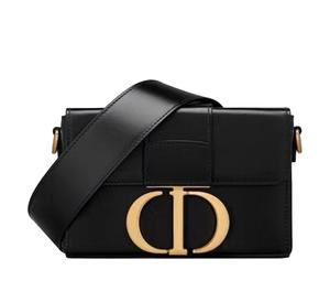 Buy Dior 30 Montaigne Collection Cow Leather Box Bag, Shoulder Bag, Crossbody Bag Women's Black at Sasom – Authentic and Ready to Ship