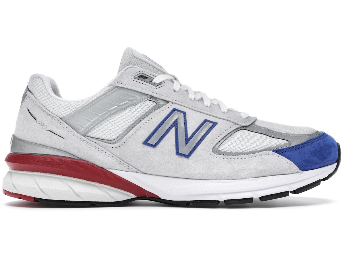 New Balance 990v5 Grey Royal Red