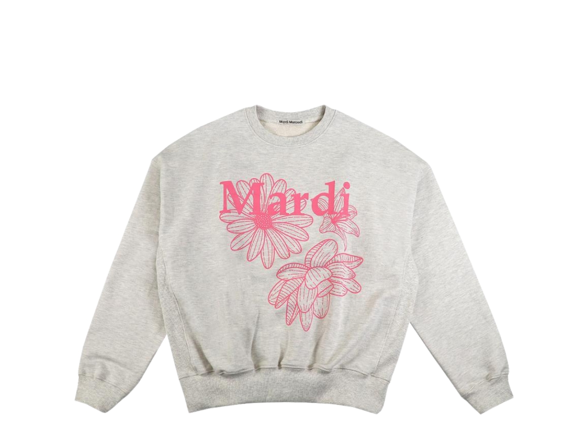 Mardi Mercredi Sweatshirt Triple Flower Oatmeal Peony