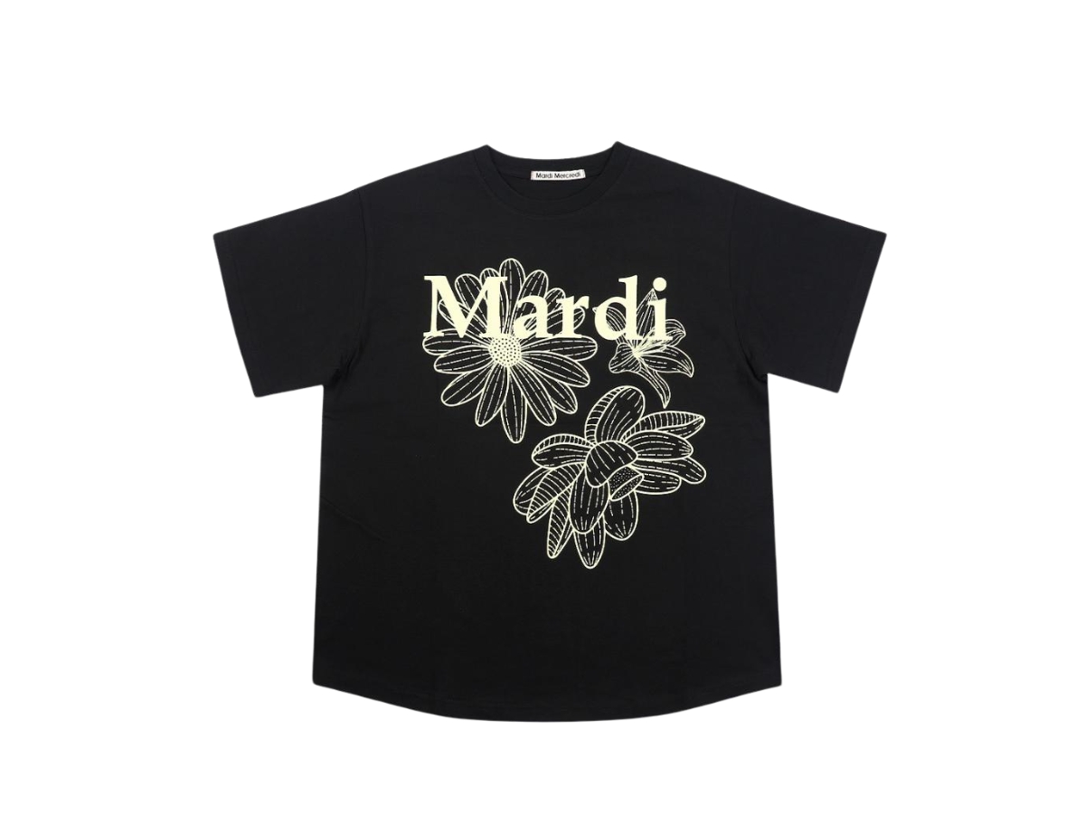 https://d2cva83hdk3bwc.cloudfront.net/MD-TSAMMTSTFBLO6OE-mardi-mercredi-t-shirt-triple-flower-black-lemon-1.jpg