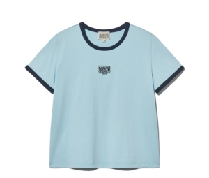 ★Marithe + Francois Girbaud★ CLASSIC LOGO TEE ice blue MFG Marithe Francois Girbaud Classic Logo Tee Light Blue (SS24)