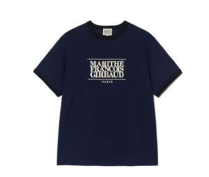 Buy Marithe Francois Girbaud Classic Logo Color Point Tee Navy (SS25) at Sasom – Authentic and Ready to Ship