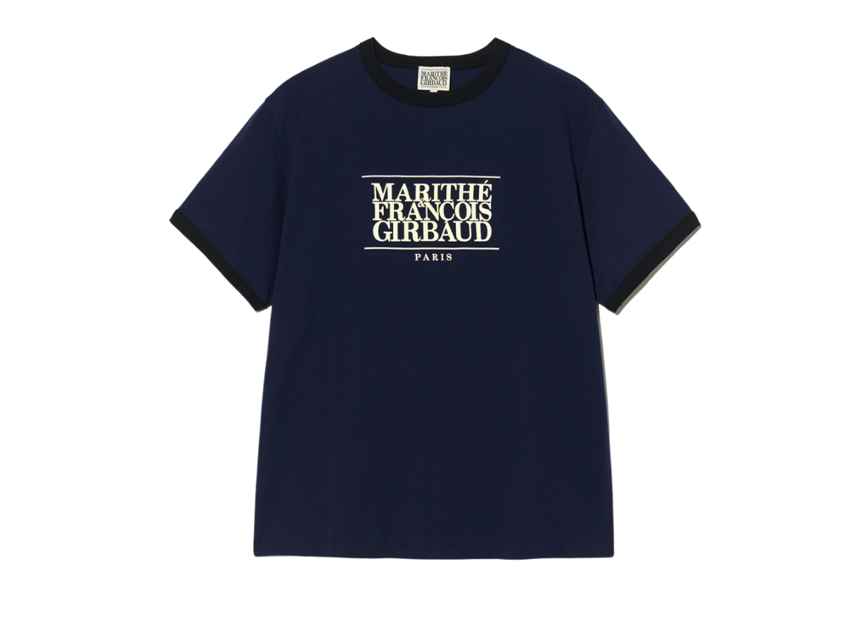 ★Marithe + Francois Girbaud★ CLASSIC LOGO COLOR POINT TEE MARITHE FRANCOIS GIRBAUD] CLASSIC LOGO COLOR POINT TEE white