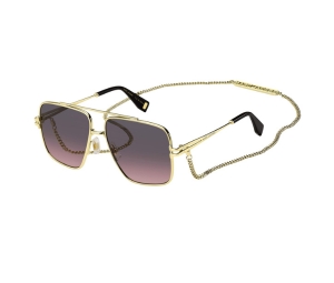 Buy Marc Jacobs Sunglasses In Gold And black Frame With Brown Gradient Lenses at Sasom – Authentic and Ready to Ship