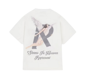 Buy Represent Mini Storms In Heaven T-Shirt Flat White at Sasom – Authentic and Ready to Ship