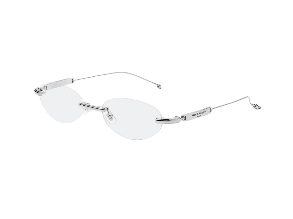 Gentle Monster Maison Margiela In Glossy Silver Metal Frame With 