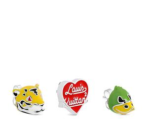 Buy Louis Vuitton X Nigo Earring Set Of 3 at Sasom – Authentic and Ready to Ship