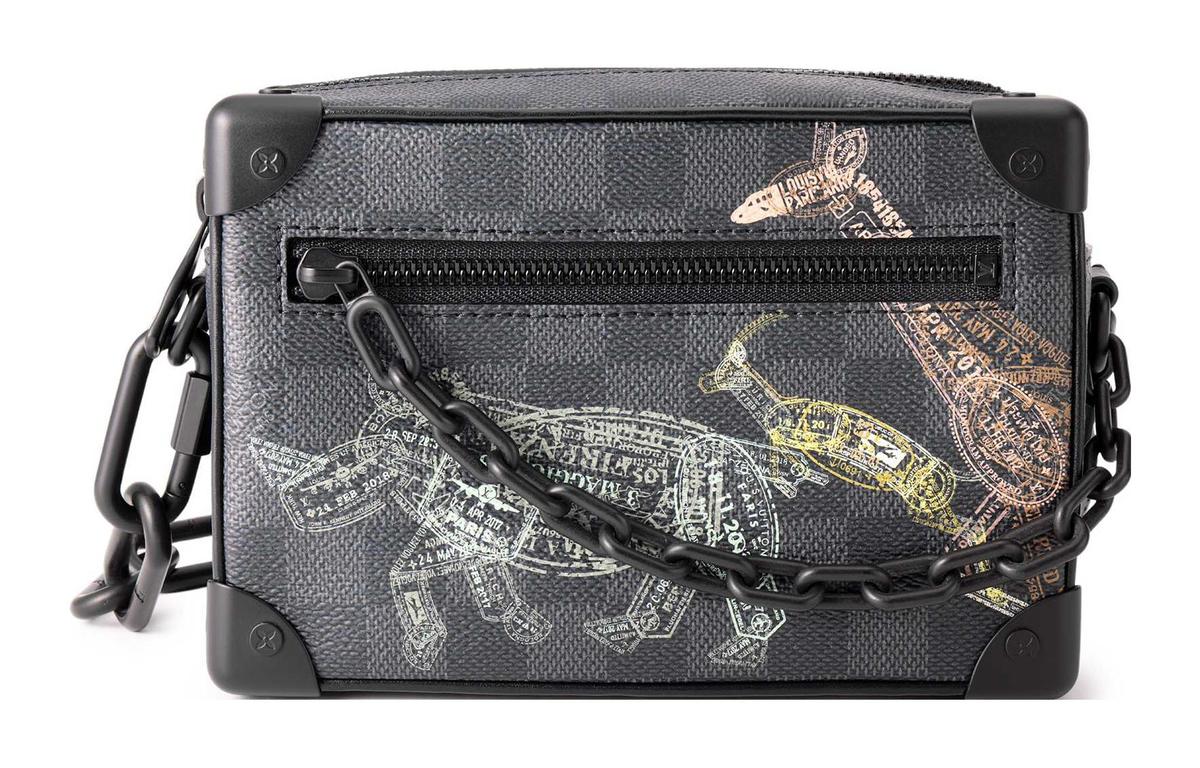 SASOM กระเป๋า Louis Vuitton SOFT TRUNK Cow Leather Trim Small - Main Image