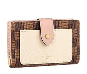 Buy Louis Vuitton Wallet Juliette Damier Ebene Cream/Venus Pink at Sasom – Authentic and Ready to Ship