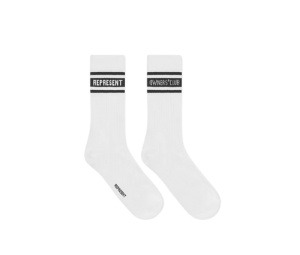 Buy Represent Owners Club Socks Flat White Black at Sasom – Authentic and Ready to Ship