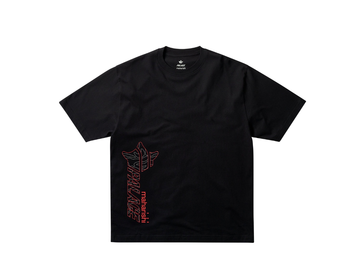 Palace × Maharishi ロンT 黒 M 武道グラ/限定モデル Maison MIHARA YASUHIRO ONLINE STORE（ミハラヤスヒロ