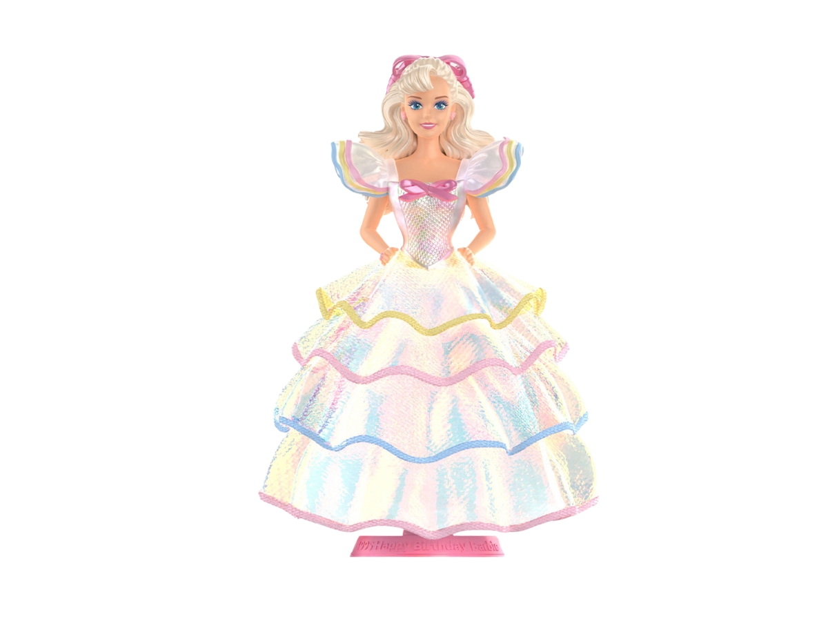 เช็คการ์ด) Pop Mart 1995 Happy Birthday Barbie (Secret