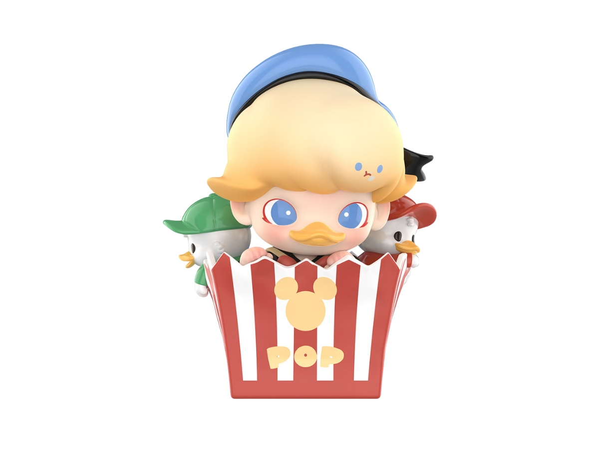 เช็คการ์ด) Pop Mart Donald Duck Popcorn Dimoo World × Disney