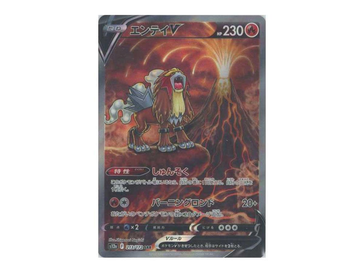 ★PSA10★【エンテイV/SAR/S12a】ENTEI V 213/172 Pokemon Card Entei V SAR 213/172 s12a Japanese VSTAR