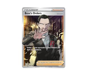 Buy Pokemon Boss's Orders Giovanni UR [189/192](Sword & Shield "Rebel Clash") at Sasom – Authentic and Ready to Ship