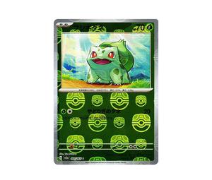Buy Pokemon Bulbasaur C: Master Ball Mirror[SV2a 001/165](Enhanced Expansion Pack "Pokemon Card 151") at Sasom – Authentic and Ready to Ship