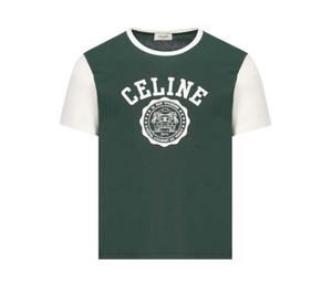 Buy Celine Blason Regular T shirt In Cotton Jersey at Sasom – Authentic and Ready to Ship
