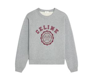 Buy Celine Blason Loose Sweatshirt In Cotton Fleece at Sasom – Authentic and Ready to Ship