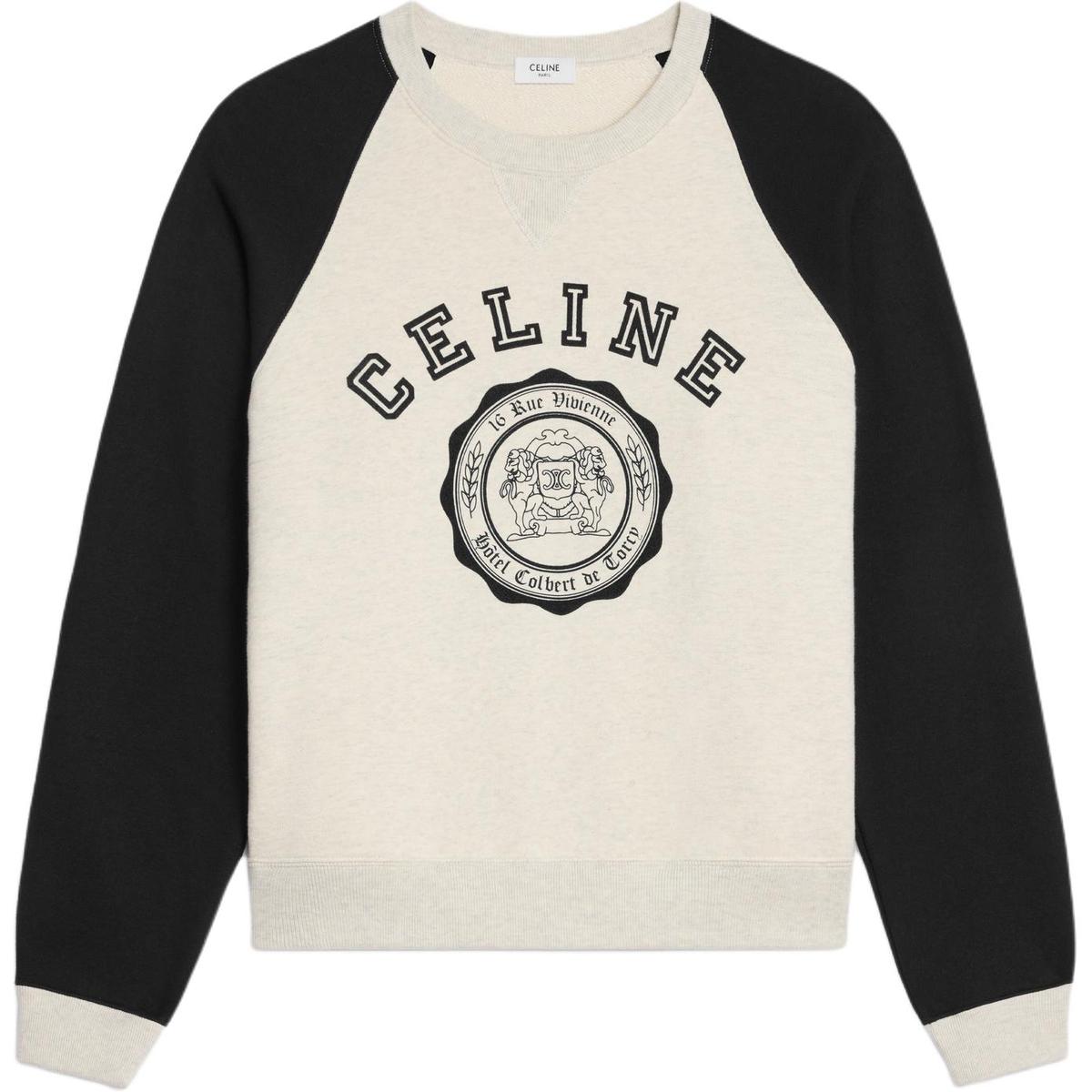 SASOM | เสื้อผ้า Celine Blason Loose Sweatshirt In Cotton