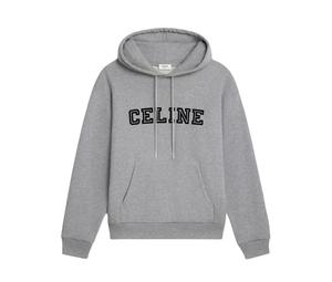 Buy Celine Loose Hoodie In Cotton Fleece at Sasom – Authentic and Ready to Ship