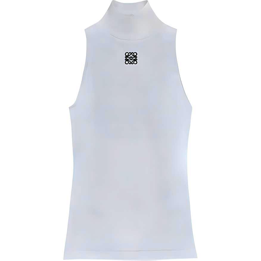[ロエベ]HIGH NECK TOP S359Y23X81 ロエベ]HIGH NECK TOP S359Y23X81 High Neck Top Sparkling Grey