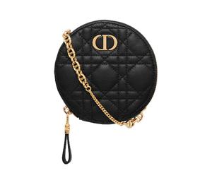 Buy Dior Caro Cow Leather Coin Purse Clutch Regular Women's Black at Sasom – Authentic and Ready to Ship