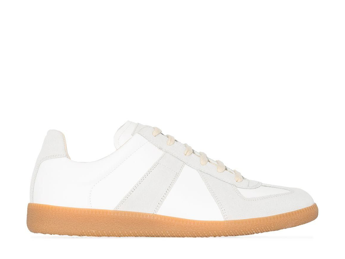 W) Maison Margiela Replica Paint Drop Sneakers White W) Maison Margiela Replica Paint Drop Sneakers White