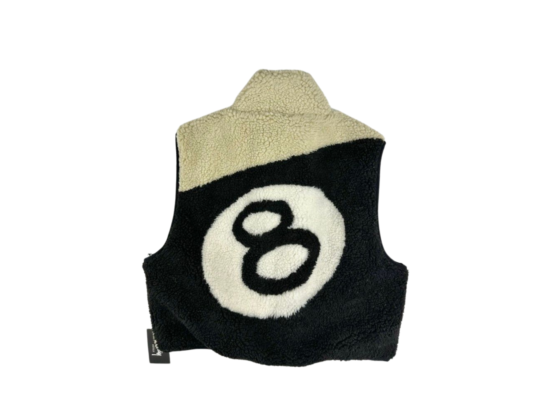 Stussy リバーシブル ジャケット 8Ball Reversible Cropped Vest Women's Cropped, 8 Ball Reversible Vest with 8 Ball Graphic
