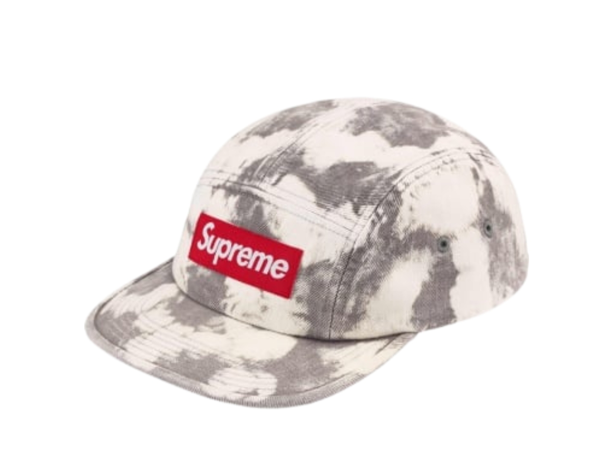 新品 Supreme 25SS Denim Camp Cap Bleached ช้อป Supreme Denim Camp Cap Bleached (SS25)ของแท้ที่ SASOM